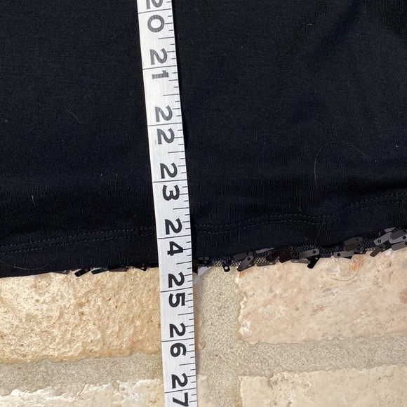 NWT 89th + Madison black sequin sleeveless top Womens 1X plus size Festive party - Picture 4 of 8